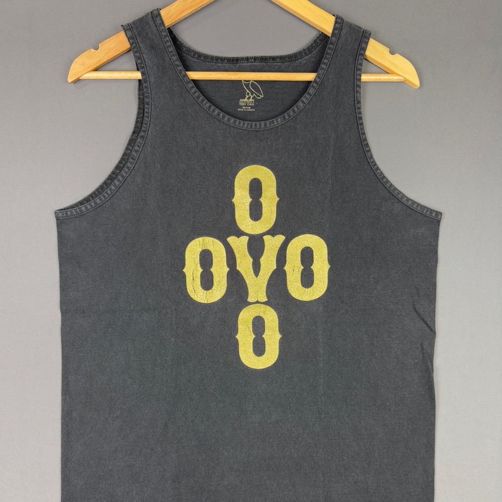 October’s Very Own OVO Drake Canada Black Tank Top Streetwear Medium Hip Hop
